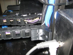 Achse-Bett-Kabel-Kette lulzbot taz-Drucker 3d Teile Anker ziehen igus taz 1 2 3 4 5 3d print model - Mito3D