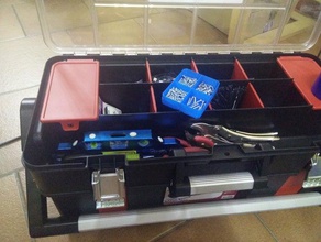 casier boite outils tool Inhaber Boxen 3d print model - Mito3D