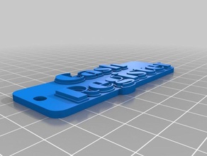 cash register keychains customized 3d print model - Mito3D