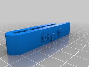 my customized tie clip2 accessories 3d print model - Mito3D