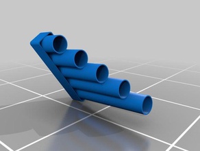 pan flute other 3d print model - Mito3D