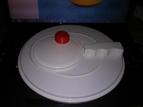 ıkea salata spinner eski model işlemek mutfak yemek 3d print model - Mito3D