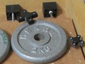 Die gedruckten 3d-Griffe mit m6 Schrauben an der cnc-Maschine diy m6-Schraube 3d print model - Mito3D