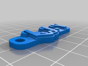 ljy Schlüsselanhänger angepasst 3d print model - Mito3D