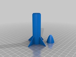 rocket uno 3d stampa 3d print model - Mito3D