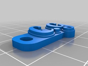 cg Anahtarlık özelleştirilmiş 3d print model - Mito3D