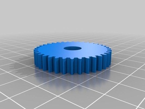 36 tooth spur gear parts customized 3d print model - Mito3D