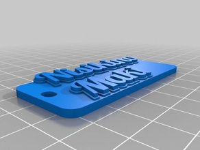 maki keychains customized 3d print model - Mito3D