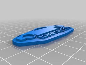 love my z33 signs logos customized 3d print model - Mito3D