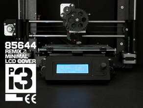 minimal lcd cover reprap discount 3d printer accessories prusa 3d print model - Mito3D