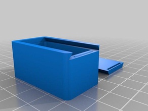 personnalisé boîte coulissante en haut les conteneurs 3d print model - Mito3D