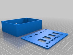 fan güç kutusu pot kontrolü 3d yazıcı aksesuarlar potansiyometre 3d print model - Mito3D