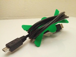 universal-Kabel-organizer - Organisation Halter pre montiert einfach wrapper 3d print model - Mito3D