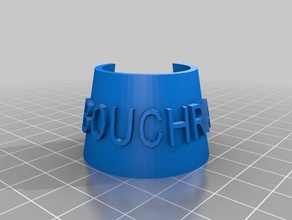 bouchra-mi personalizados personalizador habilitado botella de etiqueta nombre del generador alimentos beber 3d print model - Mito3D