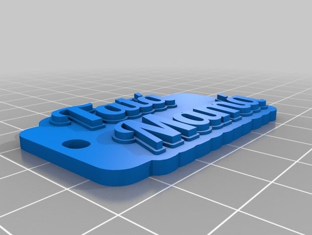 tata mama llaveros personalizado 3D print model - Mito3D