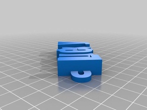 lucky-Schlüsselanhänger - Organisation angepasst 3d print model - Mito3D