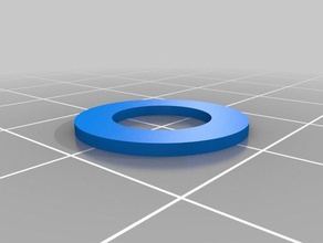 my customized circular washer replacement parts 3d print model - Mito3D