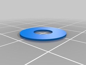 my customized circular washer replacement parts 3d print model - Mito3D