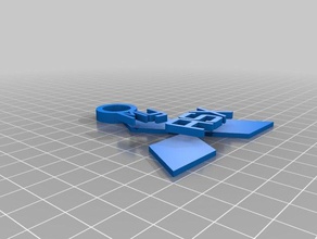 meine individuelle Schlüsselanhänger 3d print model - Mito3D