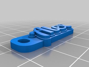 alex llavero llaveros personalizado 3d print model - Mito3D