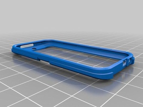 htc m8 flexible bumper case electronics one smartphone 3d print model - Mito3D