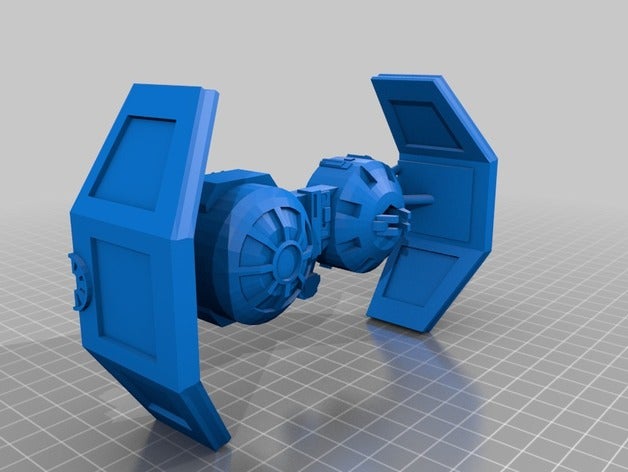 tie-bomber in Scheiben geschnitten Fahrzeuge 3D print model - Mito3D