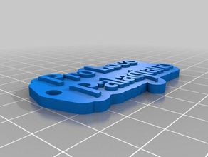 portachiavi pro loco palagiano llaveros personalizado 3d print model - Mito3D