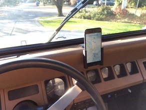 iphone 6 montaje jeep wrangler yj móvil de la automoción 3d print model - Mito3D
