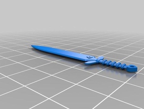 master-Schwert Requisiten 3d print model - Mito3D