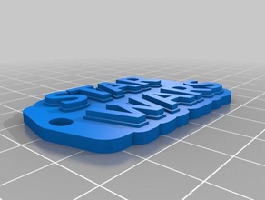 fab1 Schlüsselanhänger angepasst 3d print model - Mito3D