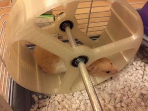 koşu hamster tekerleği Evcil Hayvanlar 3d print model - Mito3D