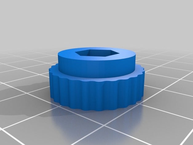 ecrou m5 3d a impressora partes personalizado 3D print model - Mito3D