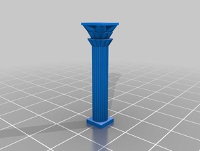 mi columna personalizada de los edificios estructuras 3d print model - Mito3D