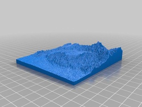 xinshe Flussterrasse taiwan andere 3d-topo Fluss taichung Topographie 3d print model - Mito3D