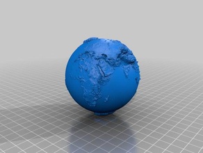 earth globe scans replicas 3d print model - Mito3D
