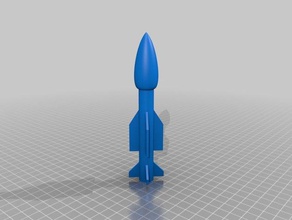 Rakete 3d drucken Raketen missile launcher 3d print model - Mito3D