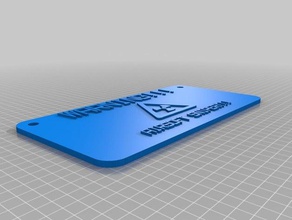 airsoft sniper sign signs logos customized 3d print model - Mito3D