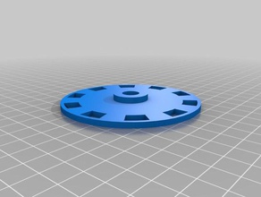 my customized parametric encoder wheel parts 3d print model - Mito3D