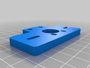 printrbot alu estrusore scanalatura della piastra 3d la stampante parti 3d print model - Mito3D