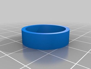 my customized ring 85 blank rings 3d print model - Mito3D