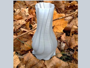 freeform vaso 2 arredamento pla bella spirale 3d print model - Mito3D