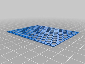 my customized hex grid pattern other 3d print model - Mito3D