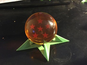 dragon ball palla titolare sculture 3d print model - Mito3D