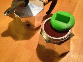 bialetti 3 tazze moka creatore di caffè manomissione cucina pranzo 3d print model - Mito3D
