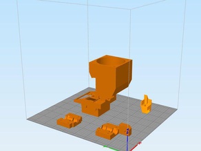 fabtotum head e3d v6 printer parts design 3d print model - Mito3D