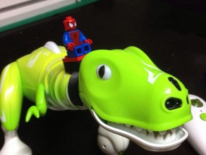boomer zoomer dino lego compatible siège les jouets jeux 3d print model - Mito3D