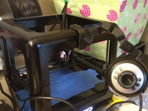 m3d micro 3d goose neck webcam holder printer accessories camera mount gooseneck 3d print model - Mito3D