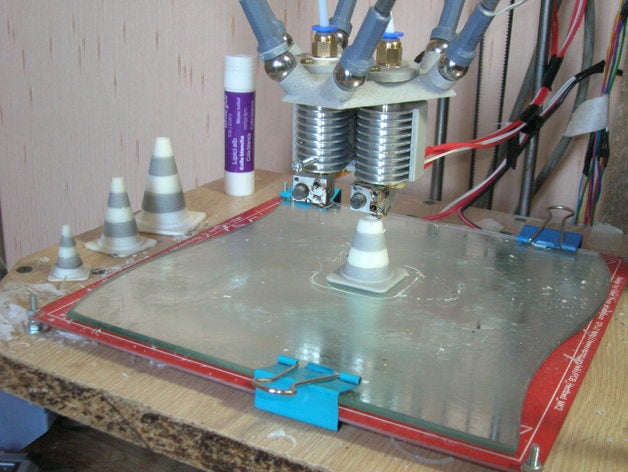 doble magnética transporte de rostock 3d la impresora partes 3D print model - Mito3D