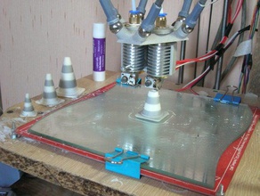 dual magnetic carriage rostock 3d printer parts 3d print model - Mito3D