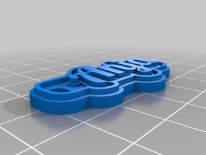 anja Schlüsselanhänger angepasst 3d print model - Mito3D